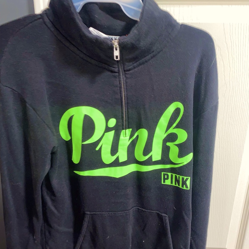 Pink cowl neck sweatshirt